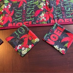 Christmas Table Runner with Coasters